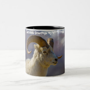 Weihnachtsgrüße Mein Liebling Zweifarbige Tasse