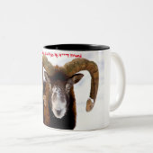 Weihnachtsgrüße Mein Liebling Zweifarbige Tasse (VorderseiteRechts)