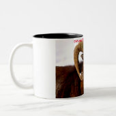 Weihnachtsgrüße Mein Liebling Zweifarbige Tasse (Links)