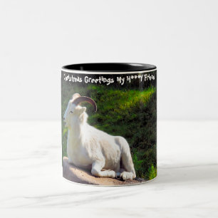 Weihnachtsgrüße Mein Liebling Zweifarbige Tasse