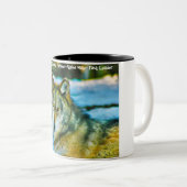 Weihnachtsgrüße "Mein Partner" , "Alpha Male", Zweifarbige Tasse (VorderseiteRechts)