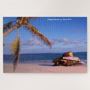 Weihnachtsgrüße Militär Kriegspanzer Puerto Rico  Puzzle