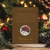 Weihnachtsgrüße mit der Hirschfamilie Einladung