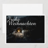 Weihnachtsgrüße mit Hexenhaus (Vorne/Hinten)