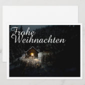 Weihnachtsgrüße mit Hexenhaus (Vorne/Hinten)