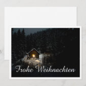 Weihnachtsgrüße mit Hexenhaus (Vorne/Hinten)