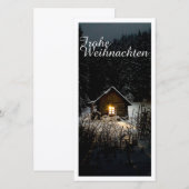 Weihnachtsgrüße mit Hexenhaus (Vorne/Hinten)