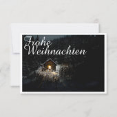 Weihnachtsgrüße mit Hexenhaus (Vorderseite)