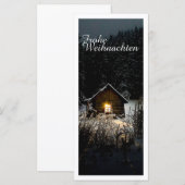 Weihnachtsgrüße mit Hexenhaus (Vorne/Hinten)