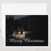 Weihnachtsgrüße mit Hexenhaus (Vorne/Hinten)