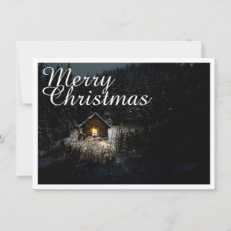 Weihnachtsgrüße mit Hexenhaus