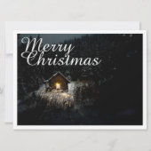 Weihnachtsgrüße mit Hexenhaus (Vorderseite)