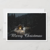 Weihnachtsgrüße mit Hexenhaus (Vorderseite)