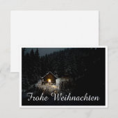 Weihnachtsgrüße mit Hexenhaus (Vorne/Hinten)