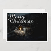 Weihnachtsgrüße mit Hexenhaus (Vorne/Hinten)