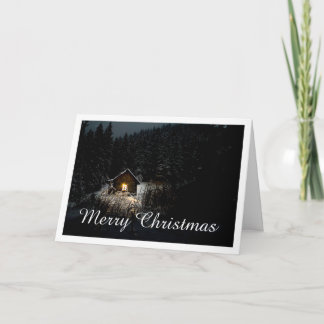 Weihnachtsgrüße mit Hexenhaus Karte