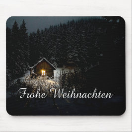 Weihnachtsgrüße mit Hexenhaus Mousepad