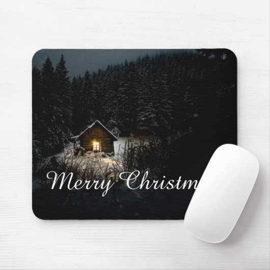 Weihnachtsgrüße mit Hexenhaus Mousepad (Mit Mouse)