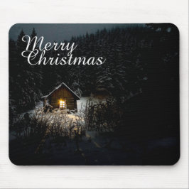 Weihnachtsgrüße mit Hexenhaus Mousepad