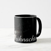 Weihnachtsgrüße mit Hexenhaus Tasse (VorderseiteRechts)