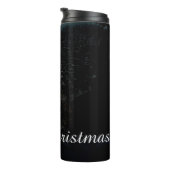 Weihnachtsgrüße mit Hexenhaus Thermosbecher (Nach rechts gedreht)