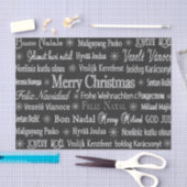 Weihnachtsgrüße Multiple Language Chalkboard Seidenpapier (Handwerk)