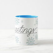 Weihnachtsgrüße nach Maß Tasse (Zentrum)