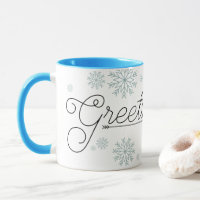 Weihnachtsgrüße nach Maß Tasse