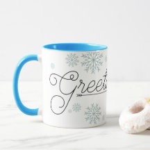 Weihnachtsgrüße nach Maß Tasse