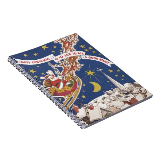 Weihnachtsgrüße Notizblock (Rechte Seite)