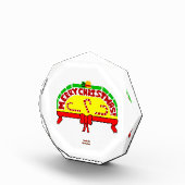 Weihnachtsgrüße Octagonal Foto Block (Rechts)