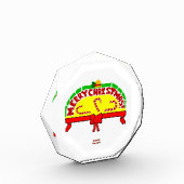 Weihnachtsgrüße Octagonal Foto Block (Links)