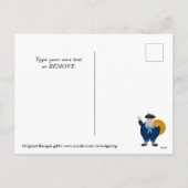 Weihnachtsgrüße, Olentzero + Ikurriña: Feiertagspostkarte (Rückseite)