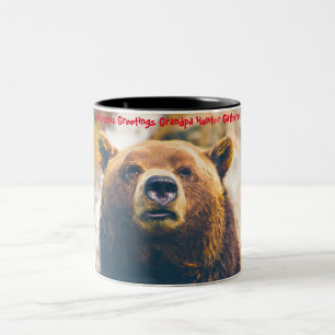 Weihnachtsgrüße Opa Hunter Gatherer Zweifarbige Tasse