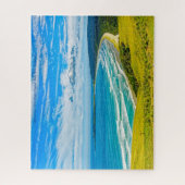 Weihnachtsgrüße Oyster Bay Neuseeland Puzzle (Vertikal)