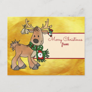 Weihnachtsgrüsse, personaiesiert Postkarte