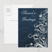 Weihnachtsgrüße PostCards Feiertagspostkarte (Vorne/Hinten)