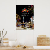 Weihnachtsgrüße Poster (Küche)
