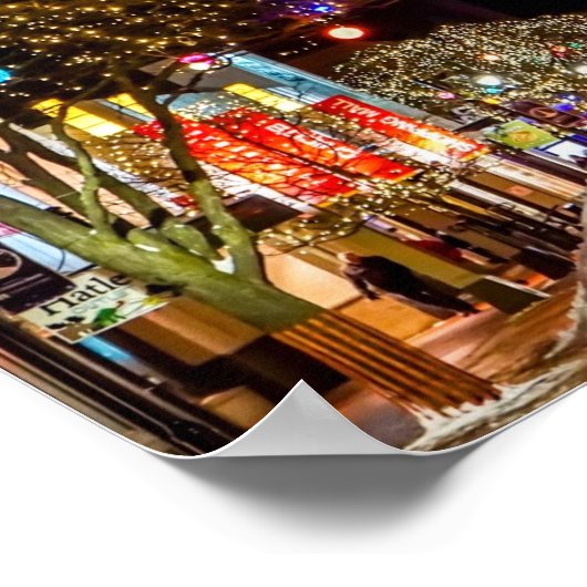 Weihnachtsgrüße Poster (Ecke)