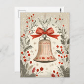 Weihnachtsgrüße Postkarte (Vorne/Hinten)