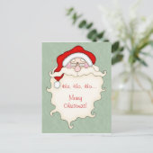 Weihnachtsgrüße Postkarte (Stehend Vorderseite)