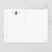 Weihnachtsgrüße Postkarte (Rückseite)