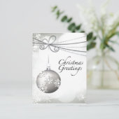 Weihnachtsgrüße Postkarte (Stehend Vorderseite)