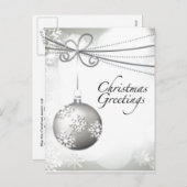 Weihnachtsgrüße Postkarte (Vorne/Hinten)