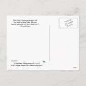 Weihnachtsgrüße Postkarte (Rückseite)
