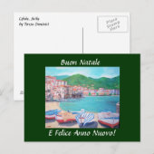 Weihnachtsgrüße Postkarte (Vorne/Hinten)