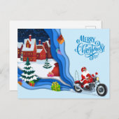 Weihnachtsgrüße Postkarte (Vorne/Hinten)