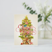 Weihnachtsgrüße Postkarte (Stehend Vorderseite)