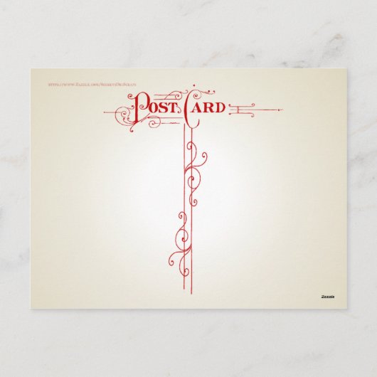 Weihnachtsgrüße Postkarte (Rückseite)