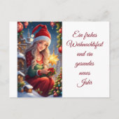 Weihnachtsgrüße Postkarte (Vorderseite)